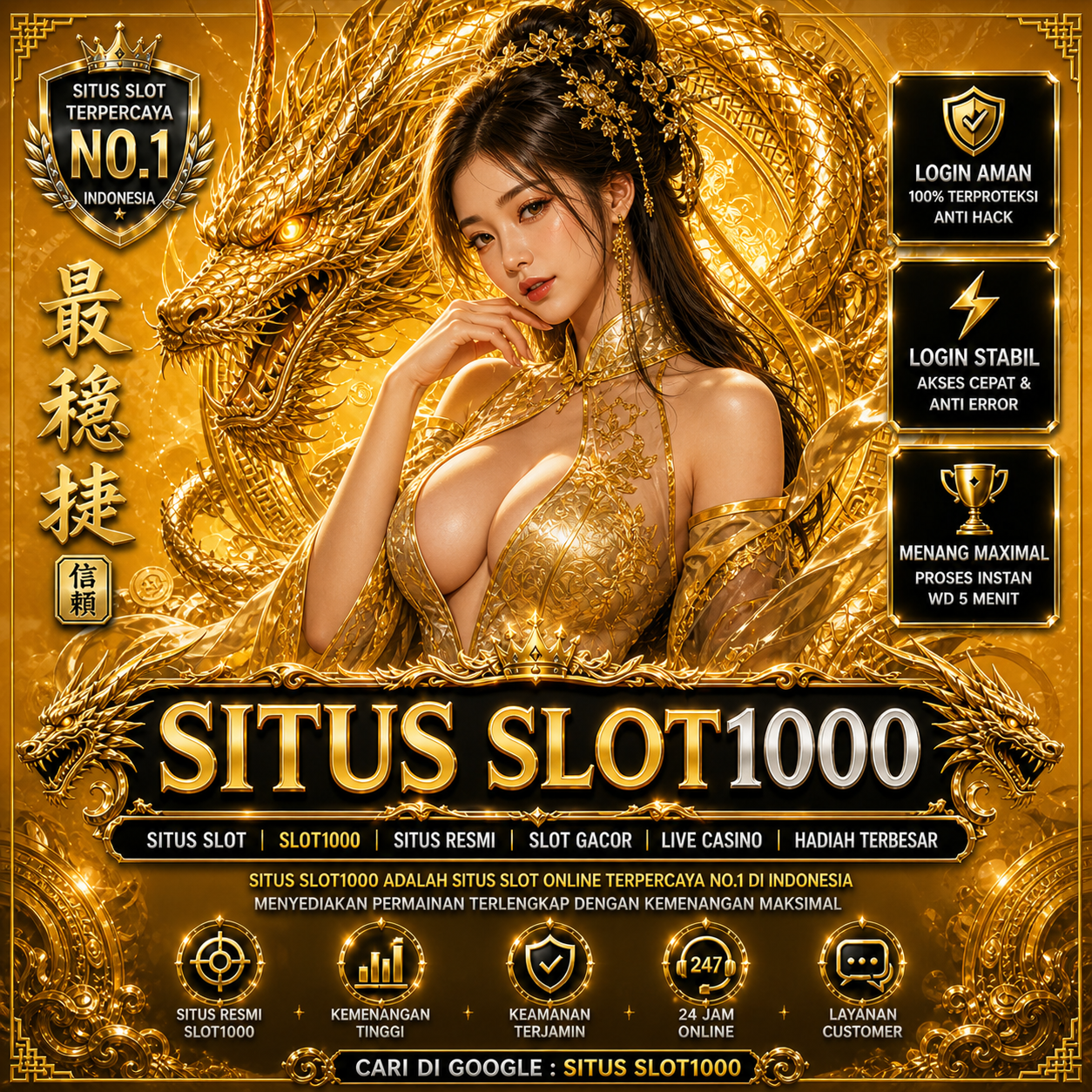 SLOT1000 - Platform Situs Deposit 1000 & Slot Online Resmi Depo 1K Gampang Cuan